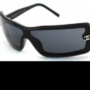 Discontinued Chanel black 5067 sunglasses